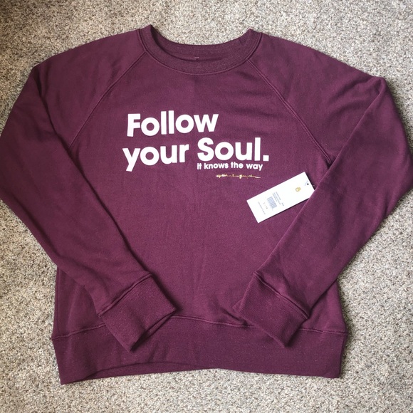 wine colored sweatshirt